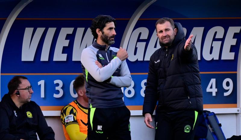 Torquay United management team. Pic from PPAUK