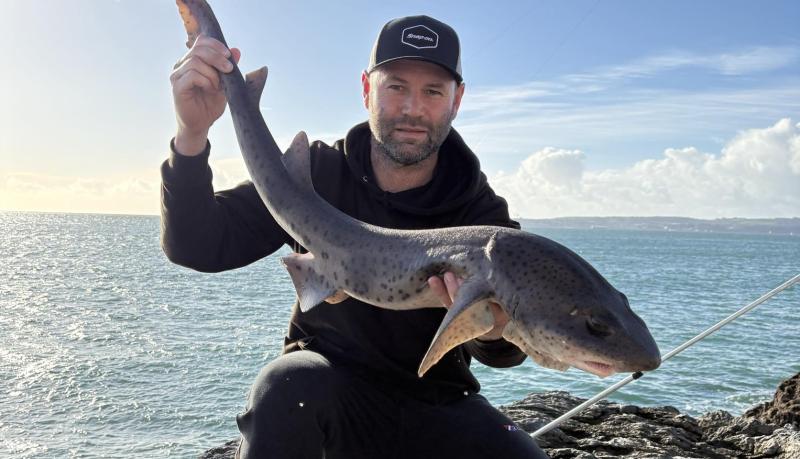 Tristan Rowe with a Bull Huss of 10lbs 2oz