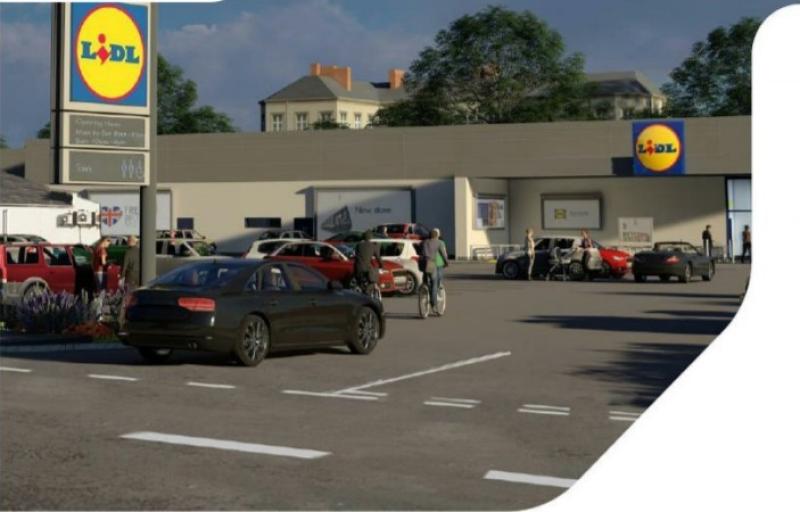 Lidl store artist impression