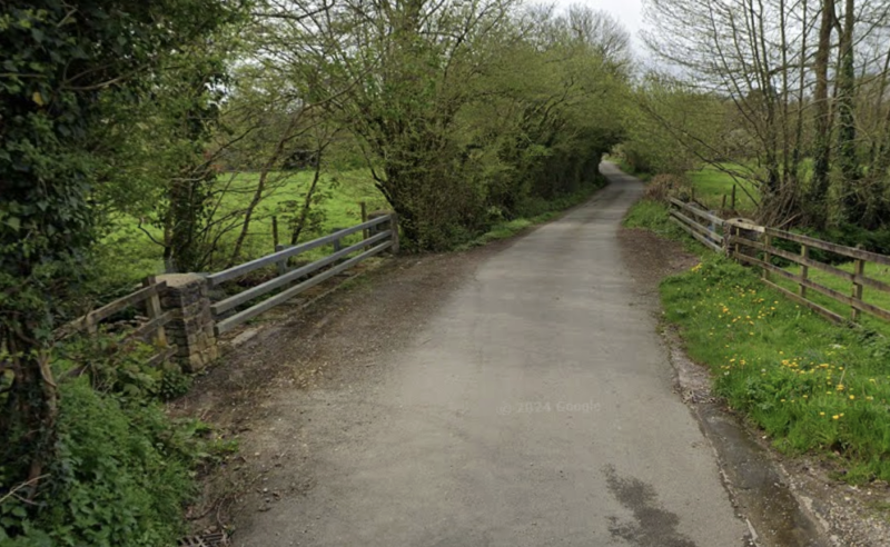 An area in Little Bovey between two bridges is a known flood plain Credit- Google Maps