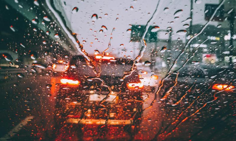Driving in the rain