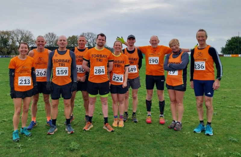 Tri Club members at Budleigh Blister