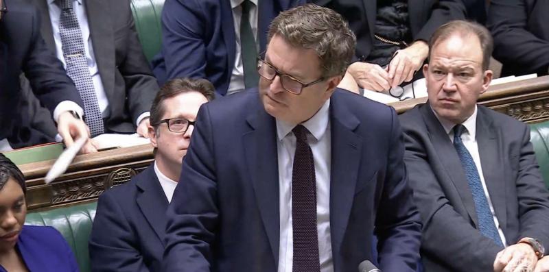 Sir Mel Stride addresses the Commons earlier today Credit- ParliamentLive.TV