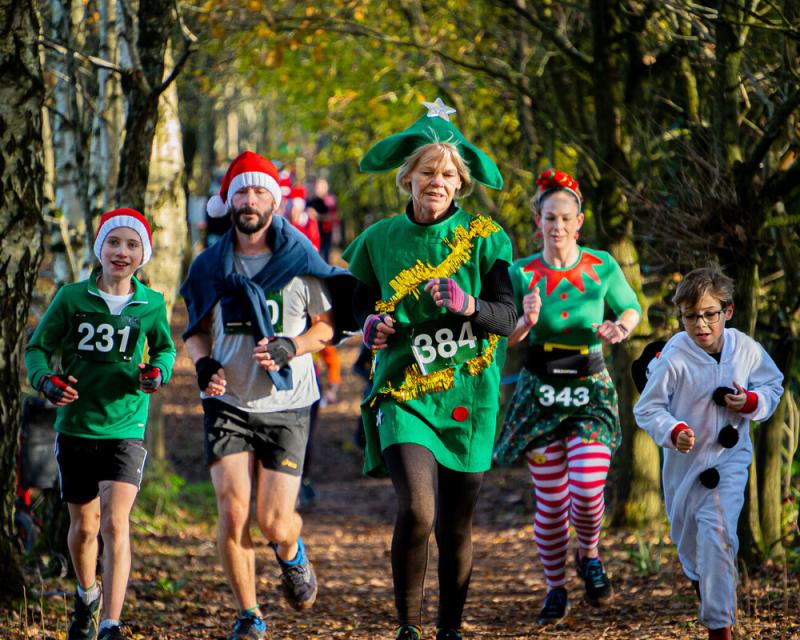Festive crowd turns out for new charity event near Exeter