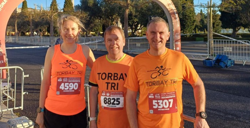 Cassandra Pressling, Stephen Wilbraham and Jonathan Cowling in Portugal