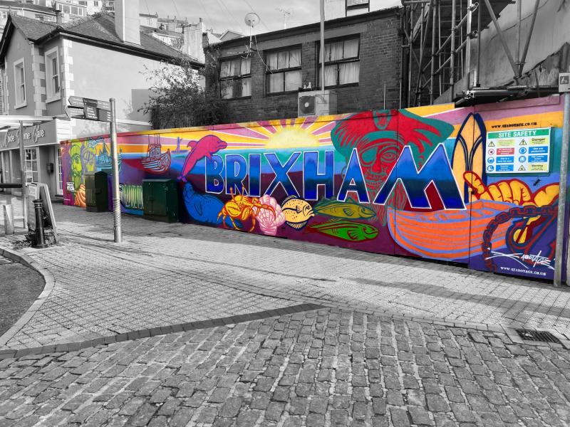 Szabotage Brixham Mural