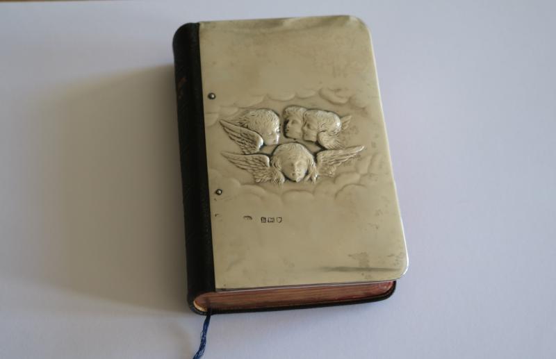 Historic silver prayer book returns to Rowcroft Hospice after nearly a century