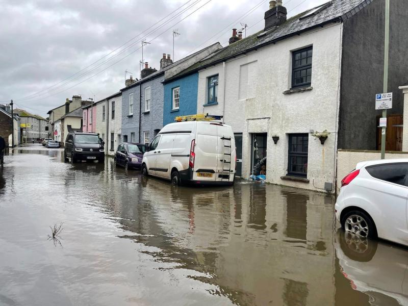 Today in the Warlands area of Totnes, (Image courtesy of Ali Soper)