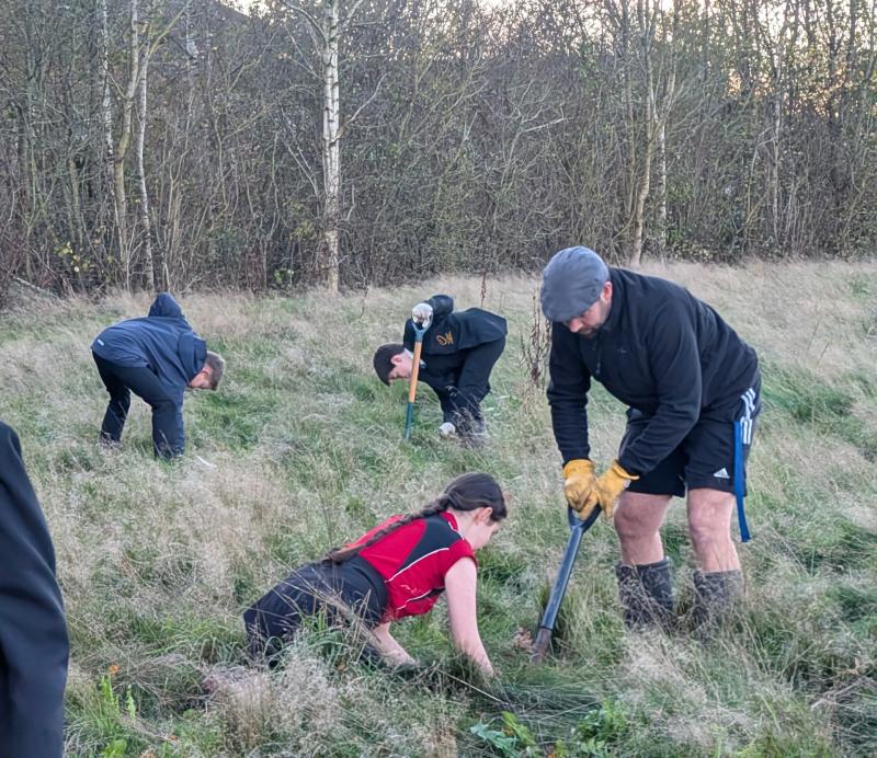Exeter students take on major outdoor project to help local nature thrive