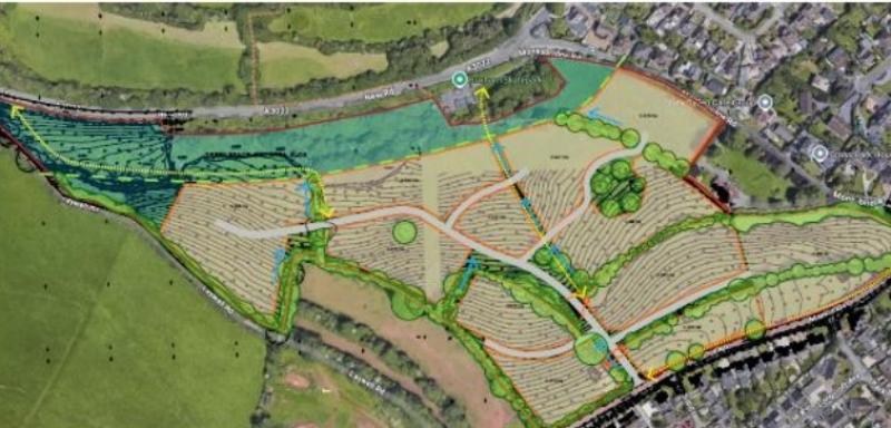 The Monksbridge site (Image courtesy: Collier Planning/Torbay Council) 