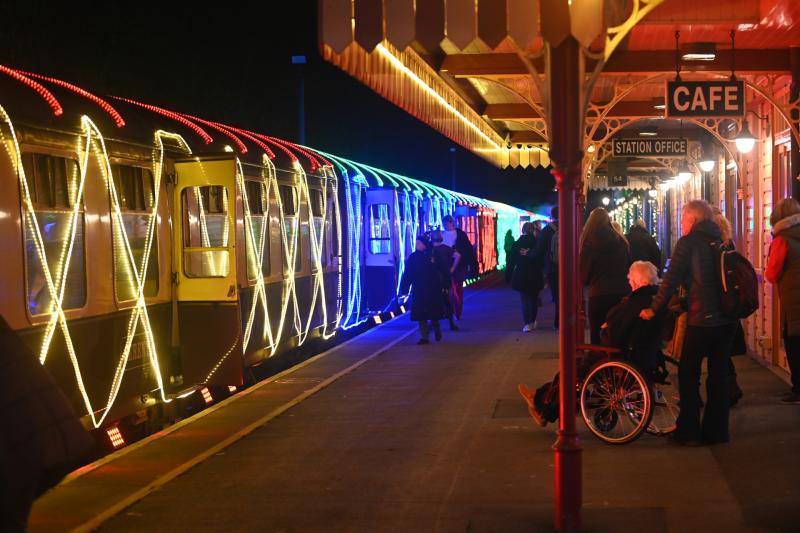 Pictures: All aboard Torbay&rsquo;s Christmas Train of Lights
