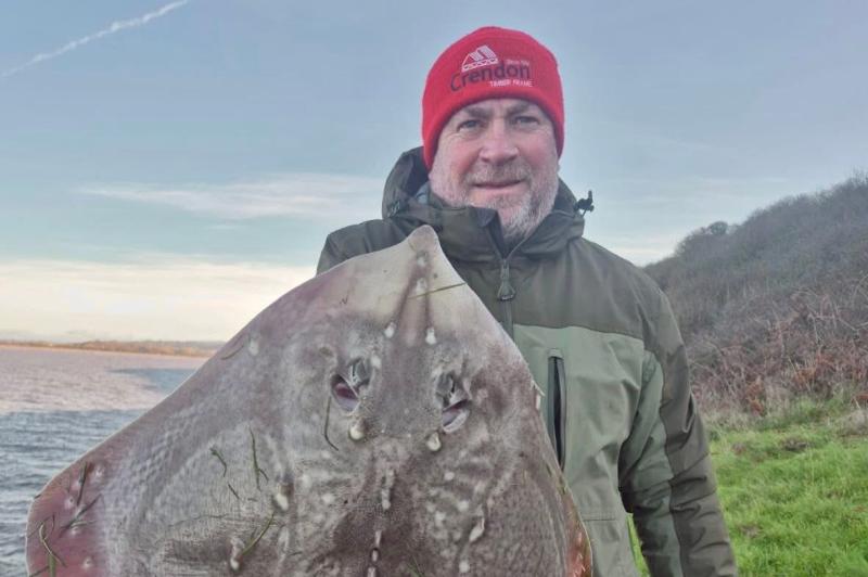 Paul Down with a 10lb 14oz Thornback Ray