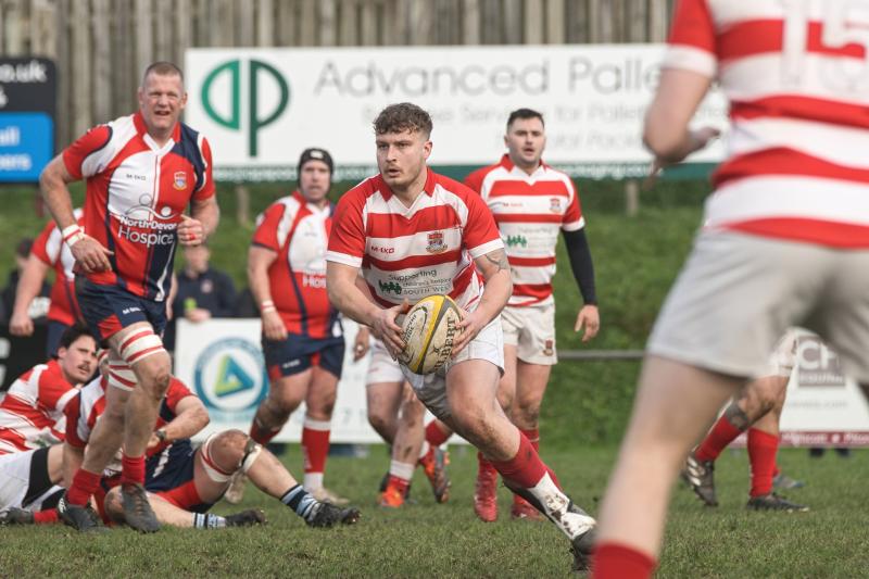 Bideford RFC charity game. Pic from Kevin Crowl