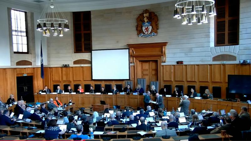  The Council Chamber at County Hall, Exeter (Image- DCC)