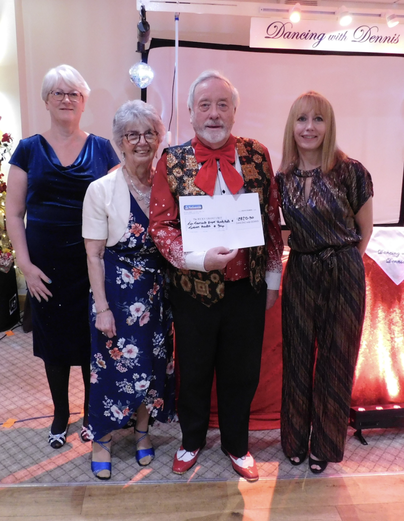 Dancing Dennis beats health scare to raise thousands for Torbay hospital unit