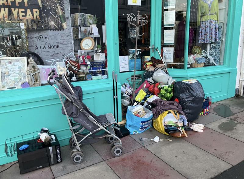 Torbay charity issues warning as fly-tipping outside Devon shops increases
