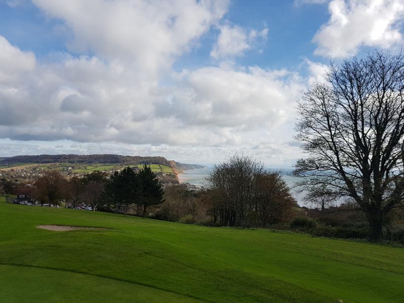 Views of the Jurassic Coast from Sidmouth Golf Club