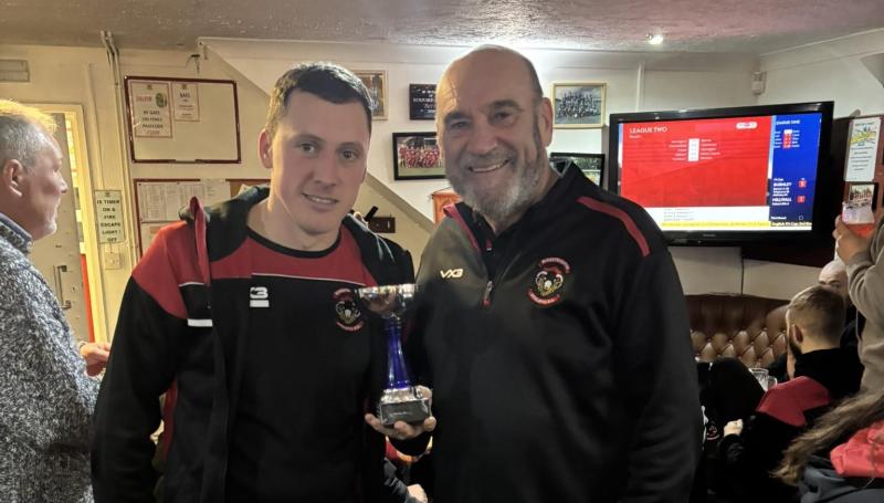 Kingsteignton Man of the Match Ryan Tovgliari