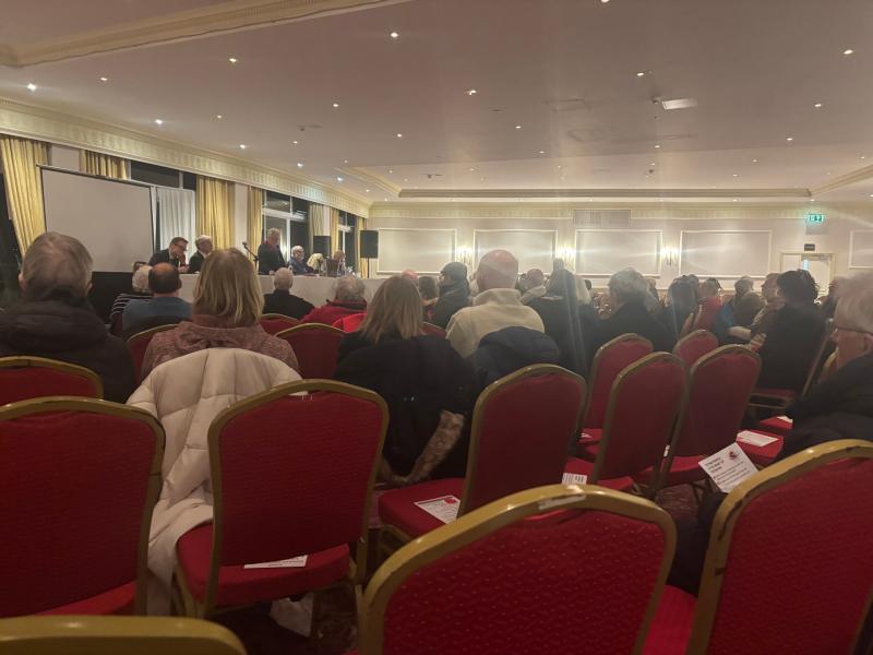 Top table at the care meeting