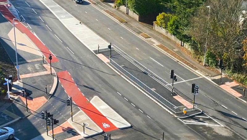 Drivers travelling between Woolwell and the George Junction will see traffic management and lane changes (Image- PCC)