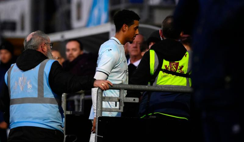 Louis Dennis heading down the tunnel. Pic from PPAUK