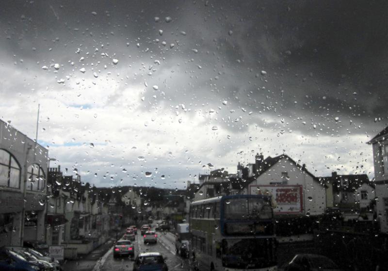 Two day weather warning hits Torbay as rain batters south of England