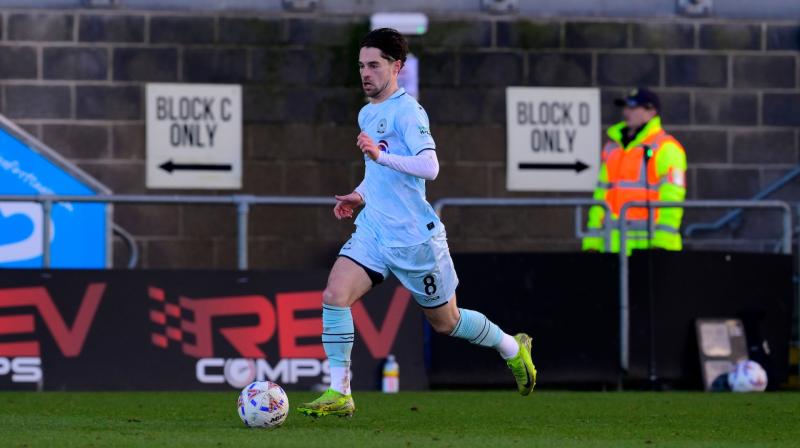 Jordan Young suspended for Torquay United. Pic from PPAUK