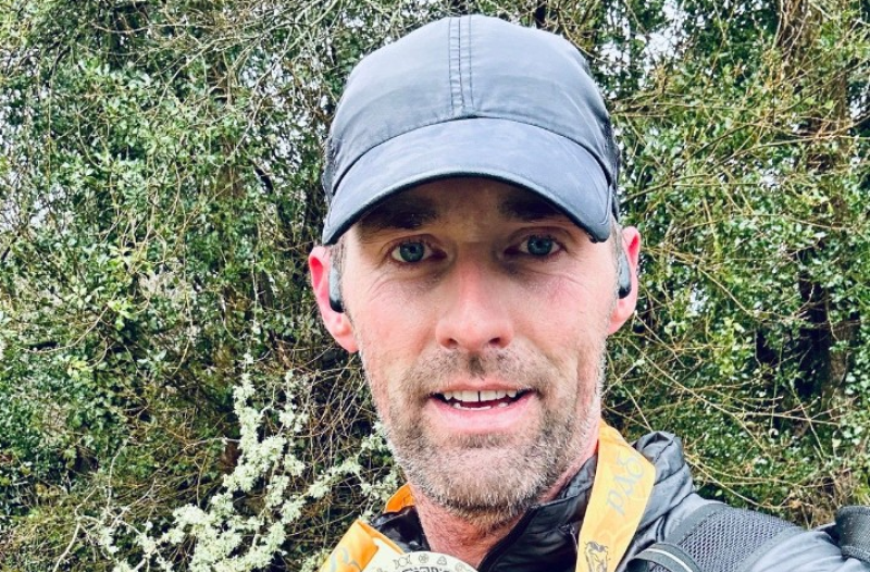 Chris Martin at the Pagan Trail half marathon