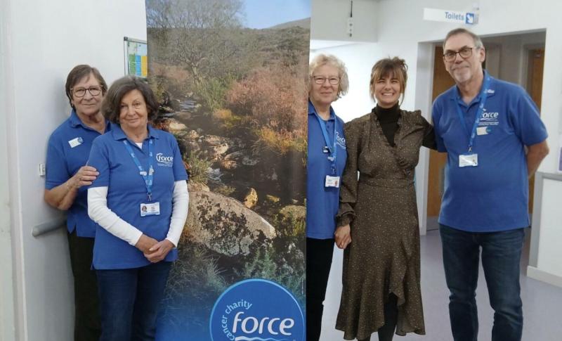 Phil Tearle (right) with the Force volunteer team