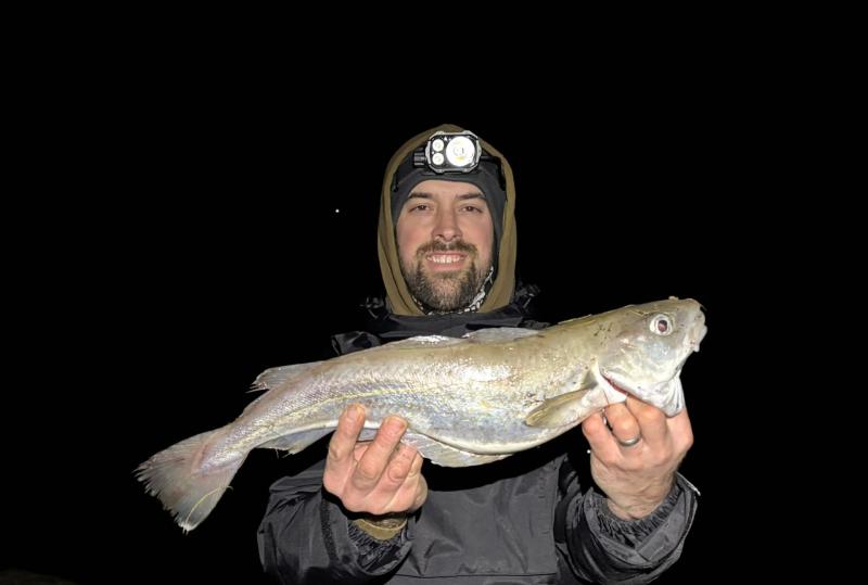 Luke Rossiter with a Whiting of 4lbs 8oz