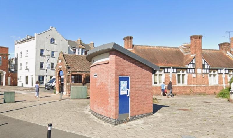 Derelict public toilets in Blackboy Road, Exeter (Image courtesy: Google Street View)