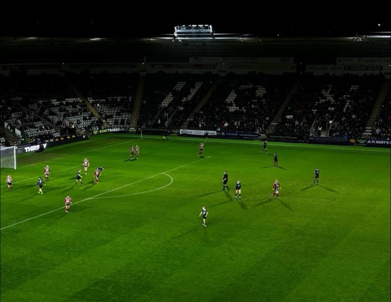 A competitive contest at Home Park saw a rain-hit fixture backed by a large and vocal crowd (Image credit- Dan Bowen)