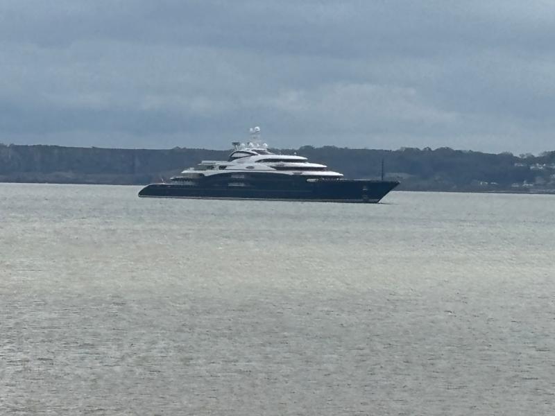 Huge superyacht owned by Saudi Crown Prince spotted off Devon coast