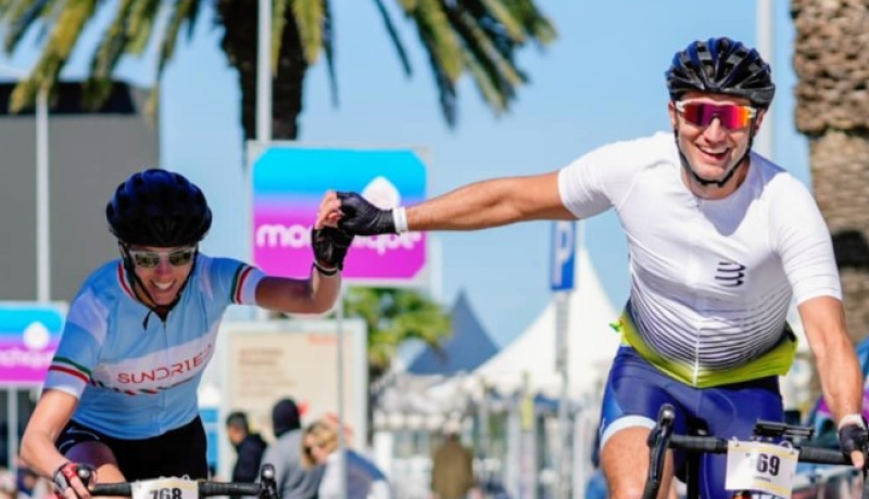 Debbie and Gary Burman in Portugal
