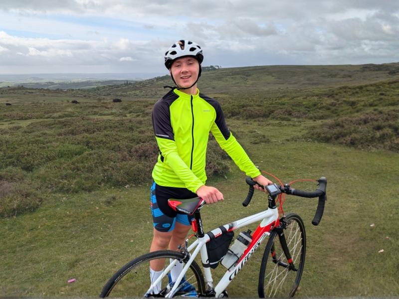 Exmouth teen sets 600-Mile cycling challenge to support young people with diabetes