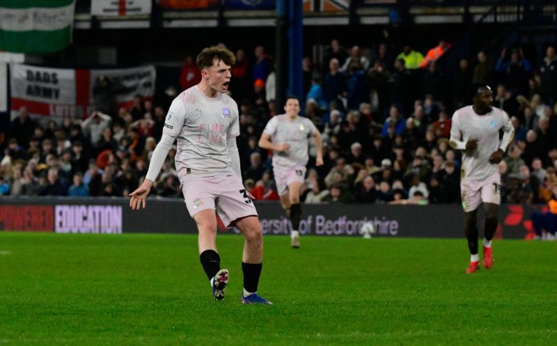 Tegan Finn scores for Plymouth Argyle. Pic from PPAUK
