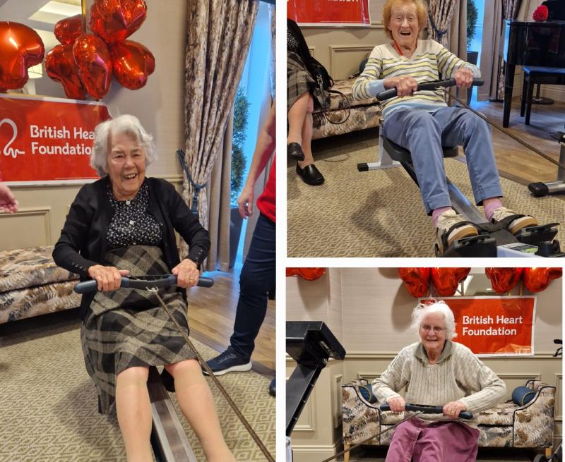 Topsham care home residents row 300 miles in week-long charity challenge