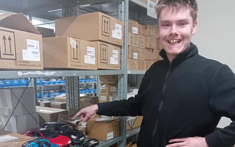 Cameron has spent two days a week in the dealership 