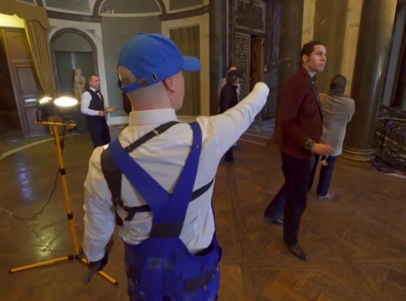 The day the Chuckle Brothers went on the rampage in Oldway Mansion