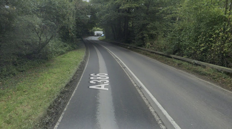Drivers diverted as delays build between Grenofen and Horrabridge (Image: Google Maps)