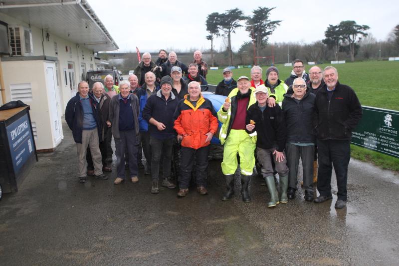 Barnstaple school reunion-rugby club volunteers credit Tony Freeman