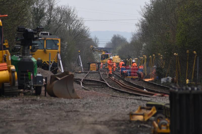 North Devon rail upgrades 'on track' as major engineering work continues