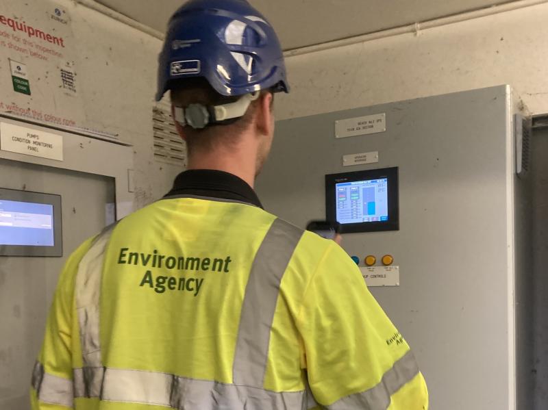 Environment Agency inspectors carried out over 860 checks of South West Water sites