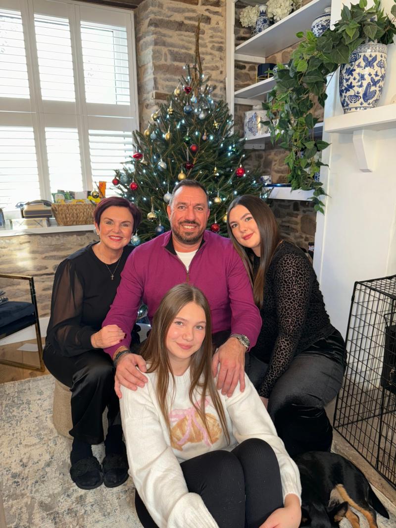 The Floreale family, mum Annette, Marco and daughters Isabel and Sophia