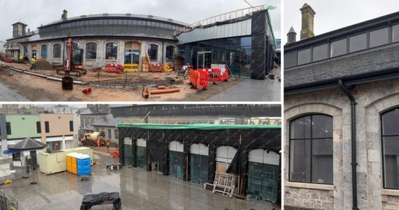 Newton Abbot Market Hall regeneration nears completion