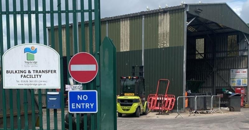Newton Abbot waste transfer station (Picture courtesy: Teignbridge Council)