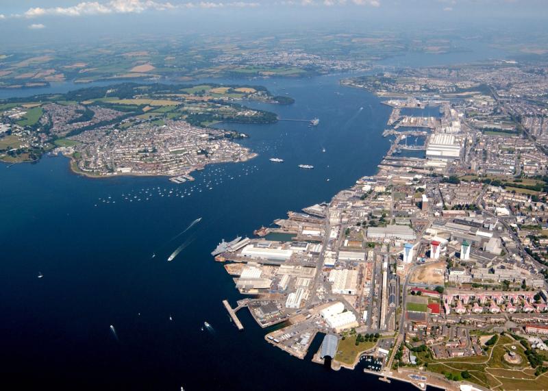 HMNB Devonport is the largest naval base in Western Europe (Image: UK Government, OGL)