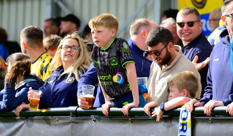 Happy times for Torquay United fans. Pic from PPAUK