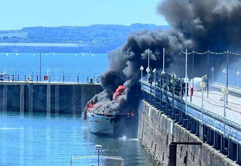 Torquay's Princess Pier reopens following super-yacht salvage operation