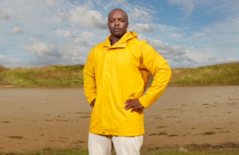 Ex-Torquay United player Adebayo 'The Beast' Akinfenwa helping to educate on dangers of coastline